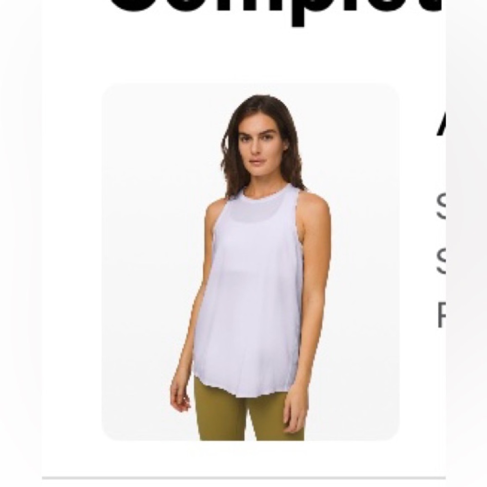 All tied up Pima cotton tank